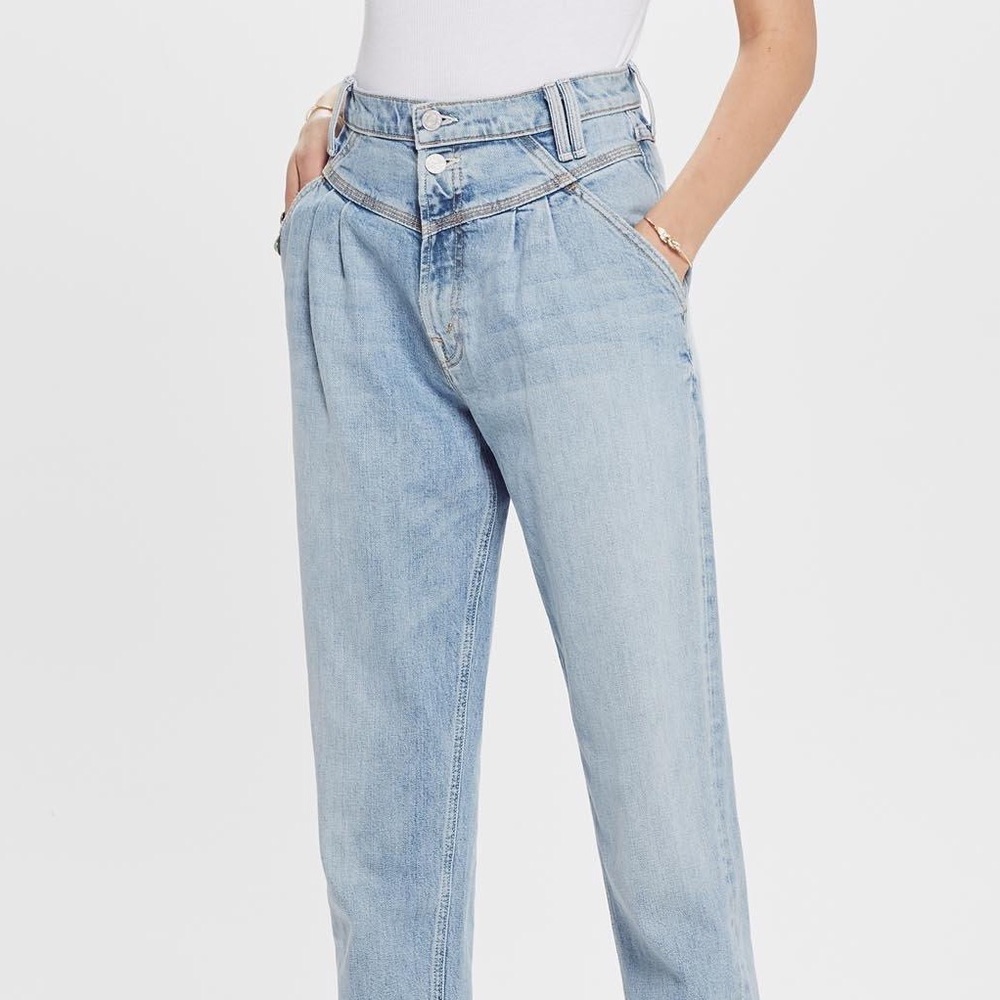 MOTHER SUPERIOR The Pleated High Waisted Jean 29 - Picture 3 of 13